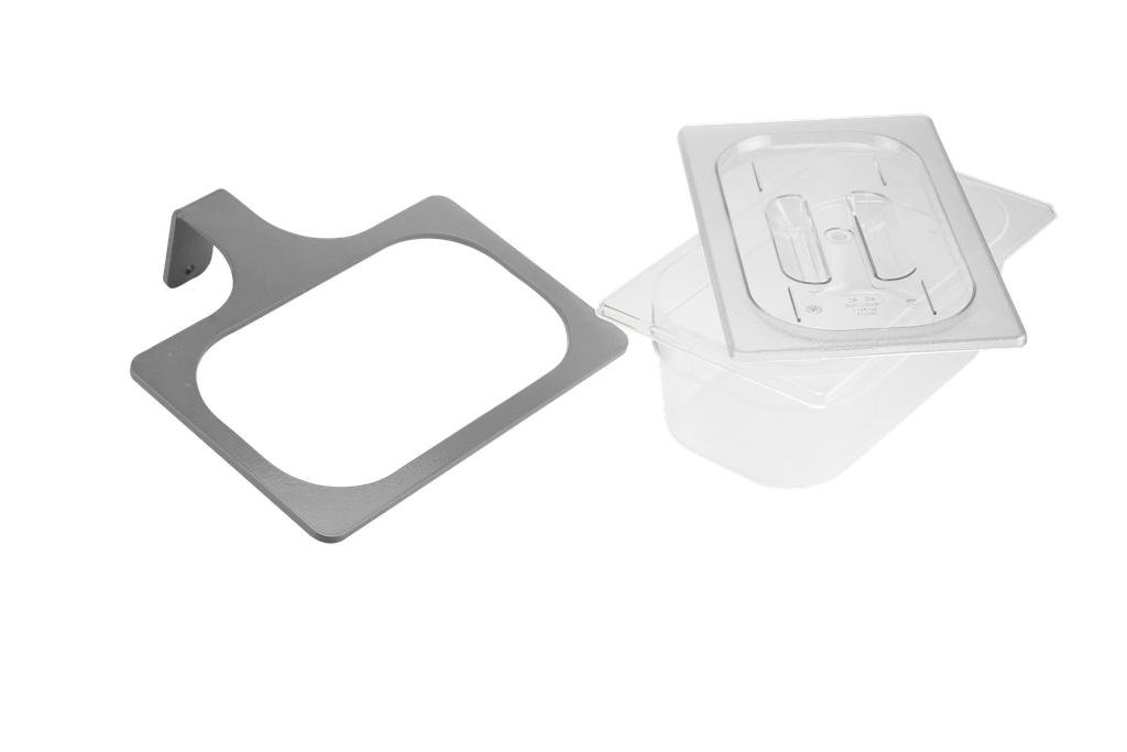 Module 2: Face Mask Holder, Powder-Coated Grey (99900023, PICHLER)