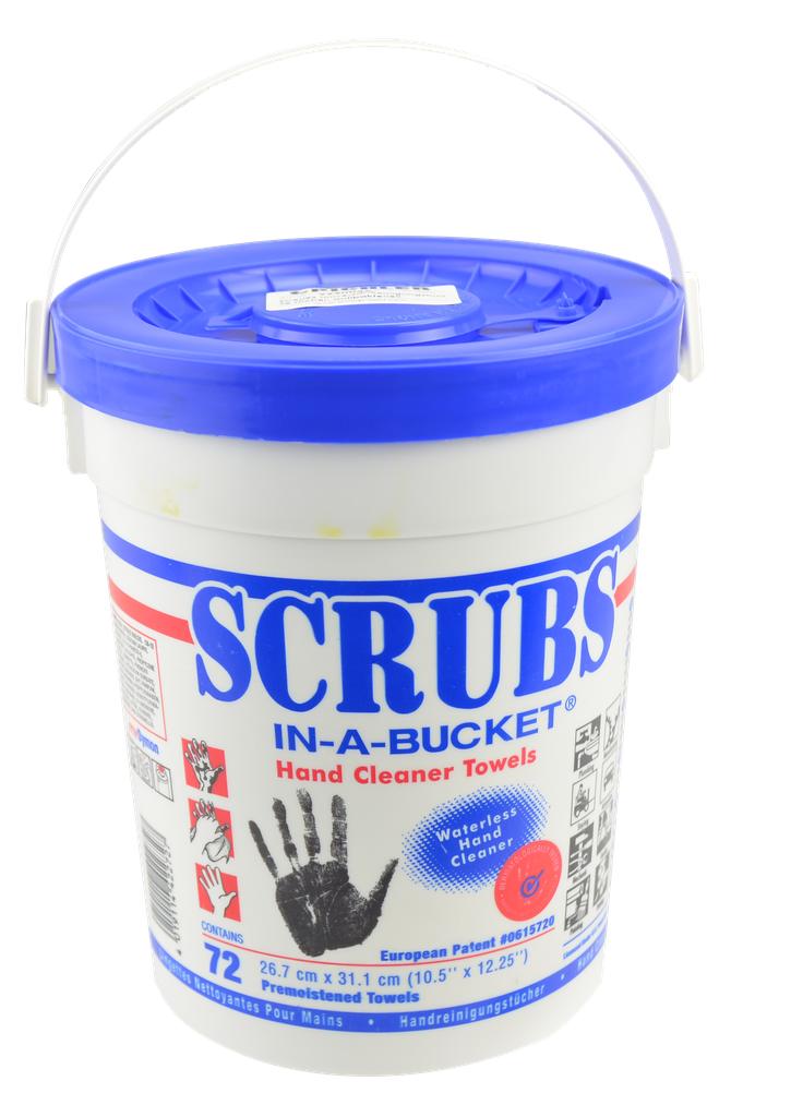 SCRUBS universālās tīrīšanas salvetes, 72 gab., antibakteriālas (9990045, PICHLER)