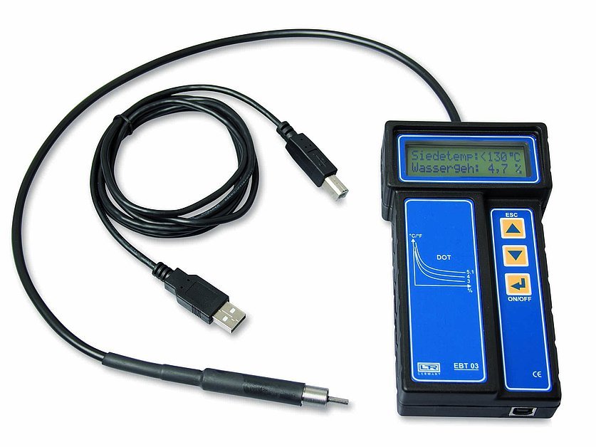 Elektroniskais bremžu šķidruma testeris ar USB saskarni (100127_1, LEITENBERGER)