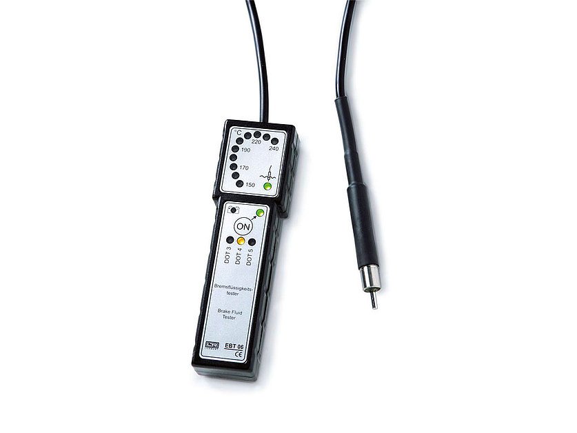 Elektroniskais bremžu šķidruma testeris DOT 3, DOT 4 un DOT 5.1 šķidrumiem (100134, LEITENBERGER)