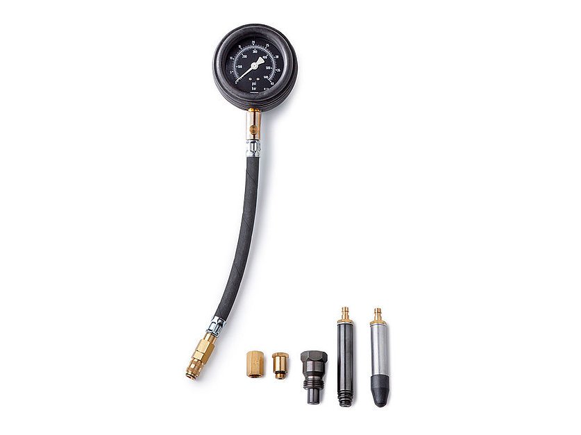 Compression Tester for Diesel and Petrol Engines (0...40 bar) (040305_2, LEITENBERGER)