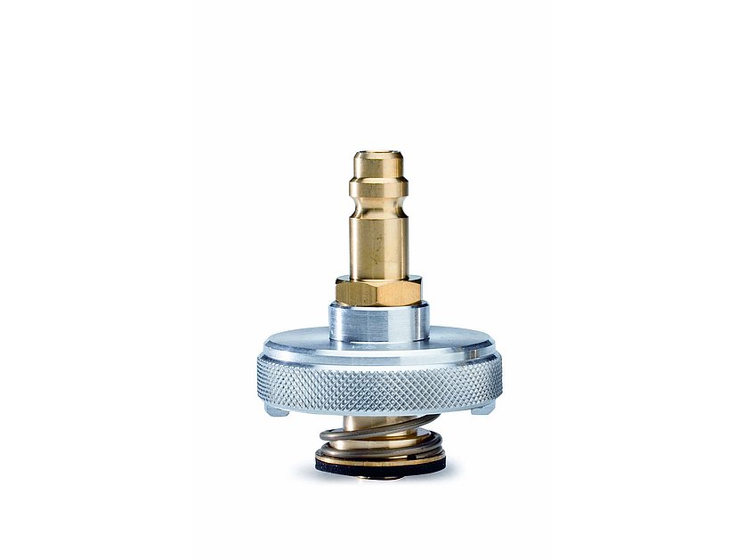 Cooling system adapter KS 86, bayonet connection ø 42.5 / B 11 – Toyota, Mazda, Mitsubishi, Daihatsu (010299_1, LEITENBERGER)