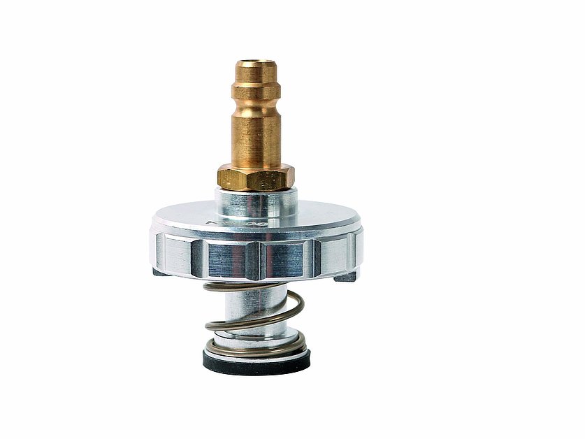 Aušinimo sistemos adapteris KS 98, bajonetinė jungtis ø 46 / B 08 – Ford, Honda, Mazda, Toyota (010330_1, LEITENBERGER)