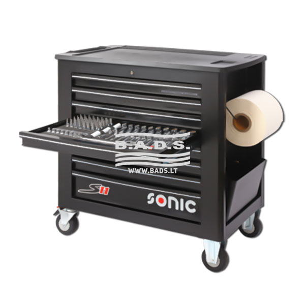 [764411] Filled tool trolley S11 644pcs SFS (black) 764411 Sonic Equipment