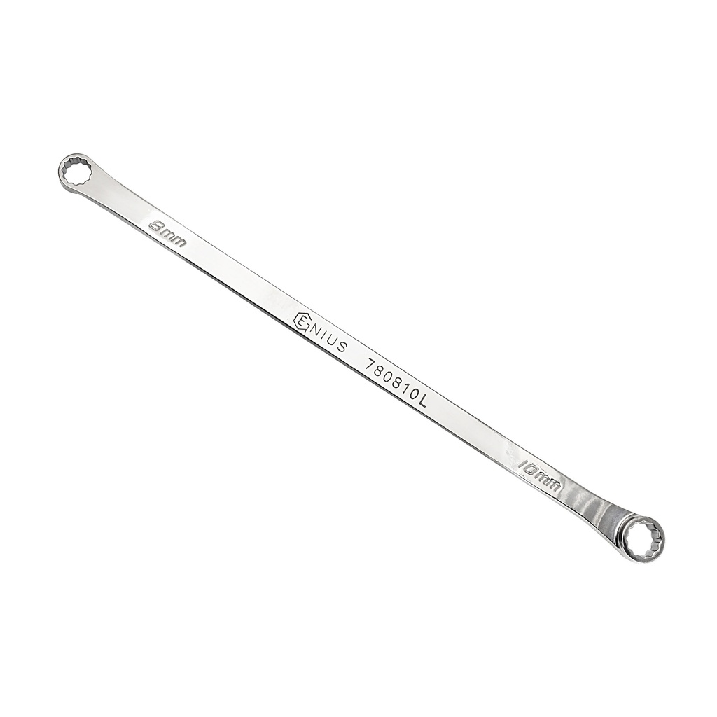 Long double ring wrench 8x10 mm (780810L, GENIUS)