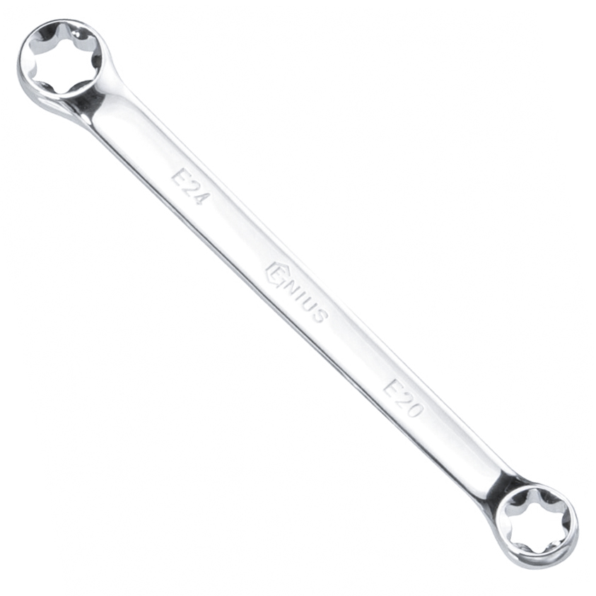 E tipa (ārējā Torx) uzgriežņu atslēga E20xE24 (792024, GENIUS)