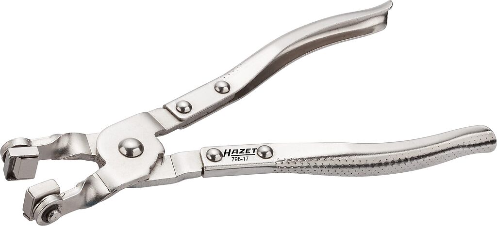 Šļūteņu skavu knaibles, 210 mm (798-17, HAZET)