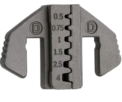 Žiotys kabelio laido galo gnybtui (maži dydžiai) D 