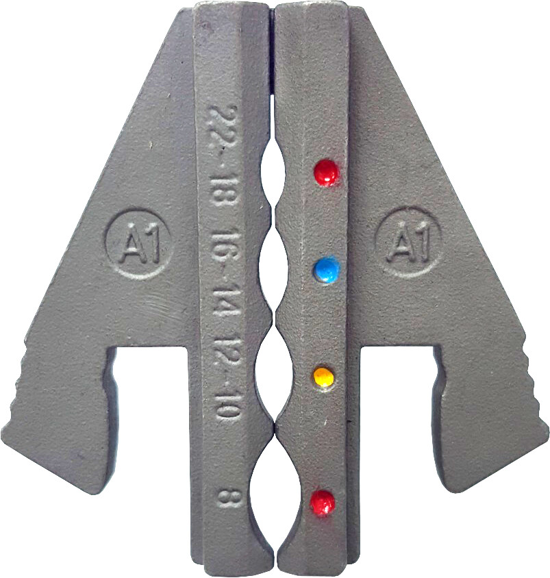 Žnyplė termiškai susitraukiančiam jungties AWG 22-18 / 16-14 / 12-10 / 8A1 [81315] []
