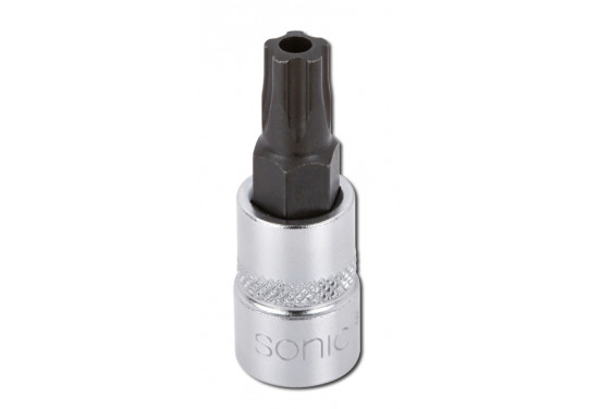 Bit with 1/4 head Torx 5-angle with central hole 37mm long T-25