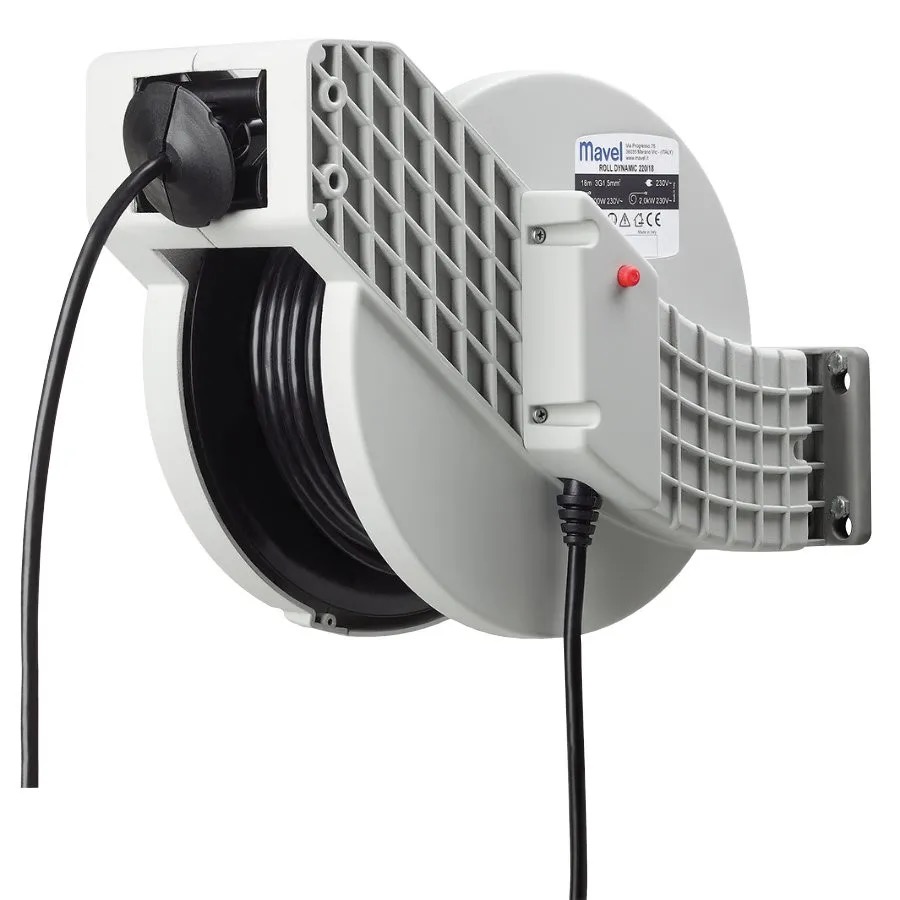 Cable reel 18m 230V (826040, MAVEL)