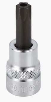 Galvutė 3/8 su TORX su centrine skyle T-20 