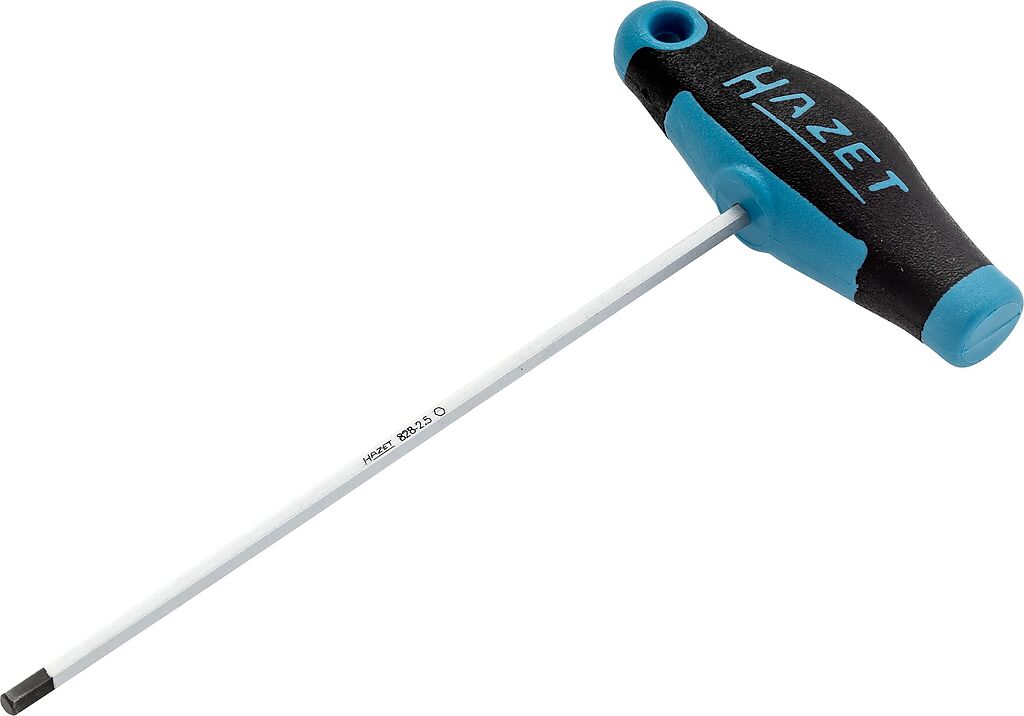 Hex Screwdriver with T-Handle 2.5 mm (828-2.5, HAZET)