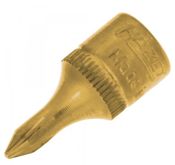 HAZET Screwdriver socket - 1/4" (6.3 mm) square, cross recess PH2 (8506-PH2, HAZET)