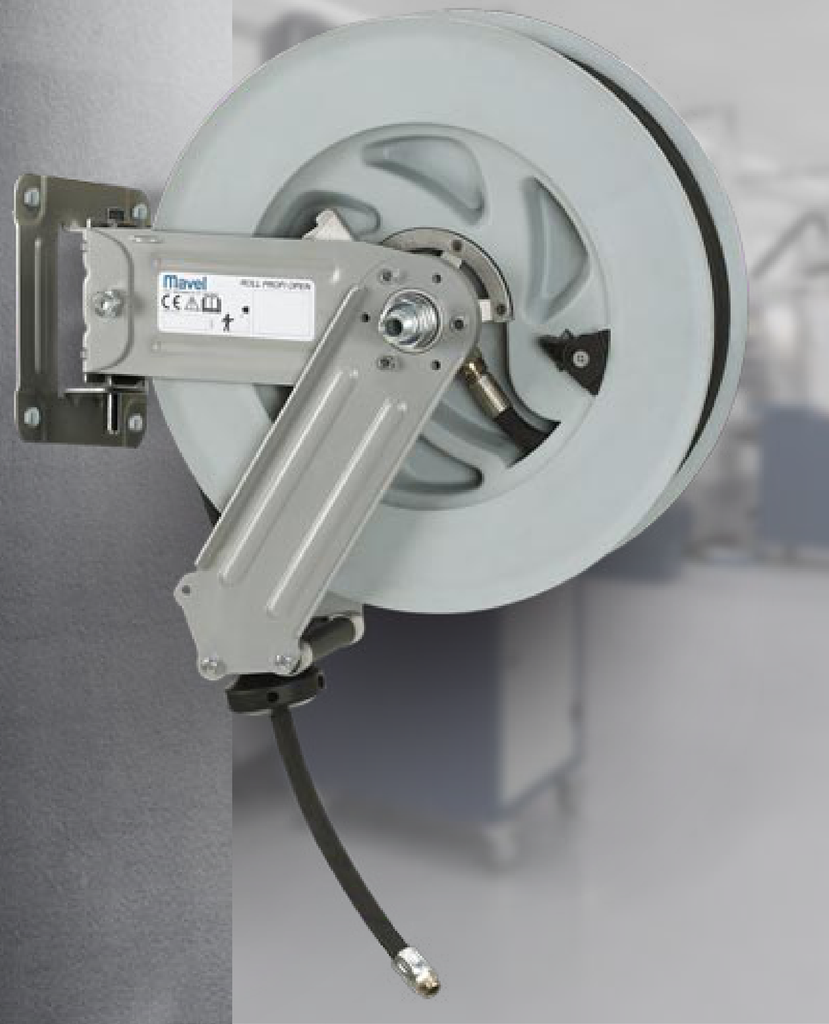 Air hose reel 19+1m (860910, MAVEL)