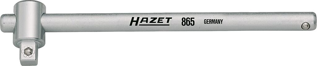 Slīdošais T veida rokturis 1/4 collas (6,3 mm), 115 mm (865, HAZET)