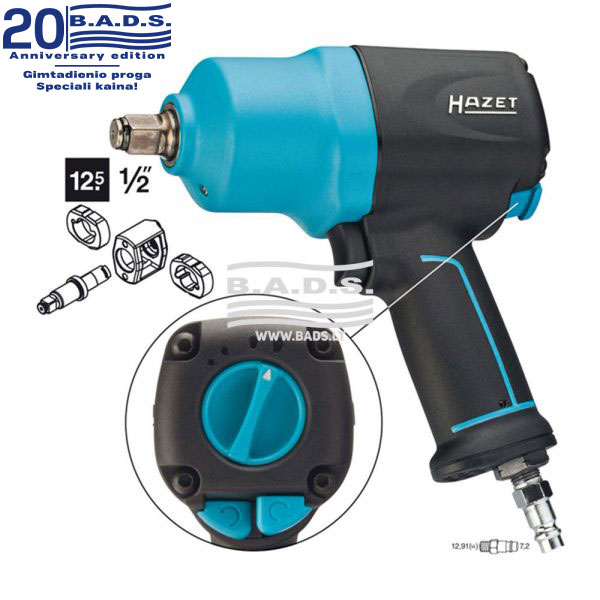 Pneumatinis veržliasūkis ½, 1700Nm 9012EL-SPC Hazet 