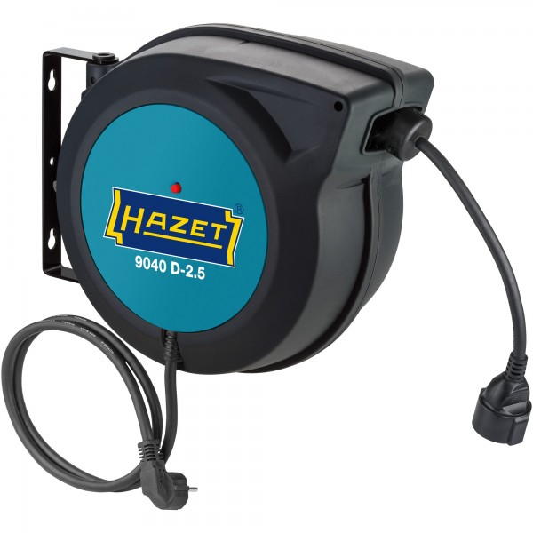Elektrības kabeļa spole 220V 20m (9040D-2.5, HAZET)
