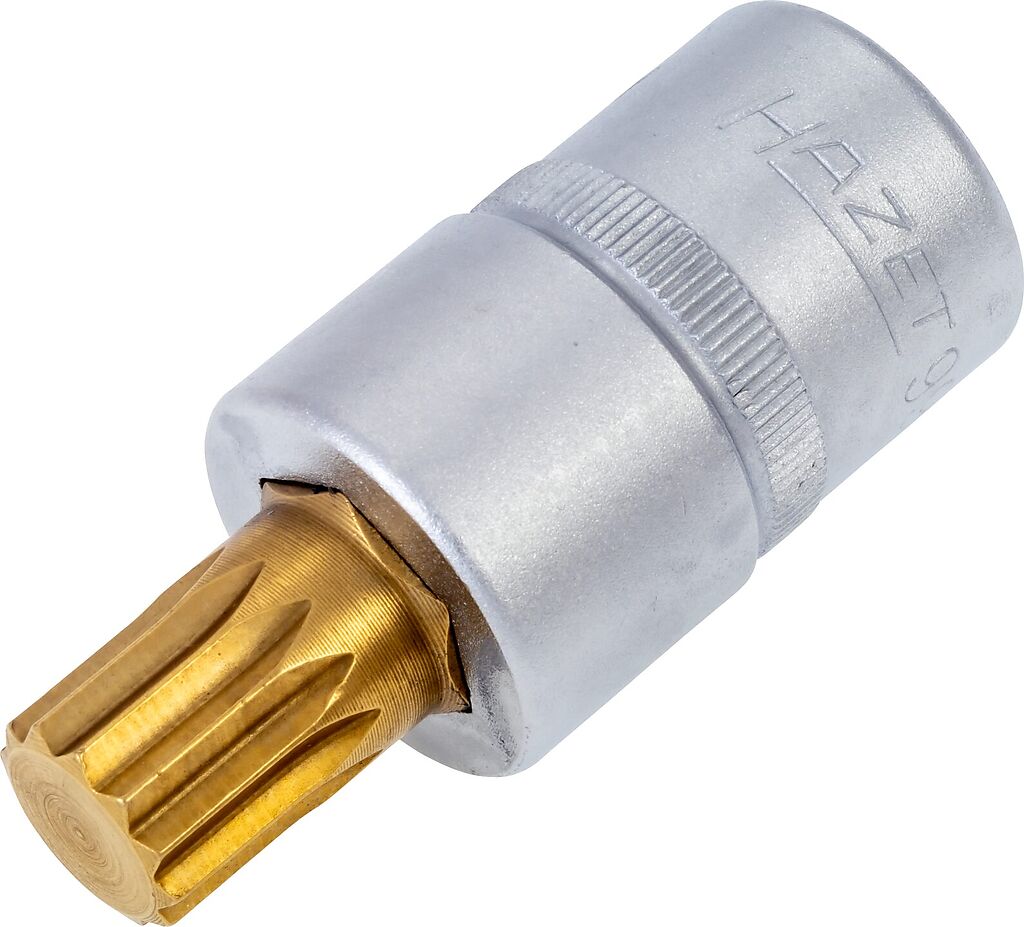 Bit socket 1/2 col. spline (XZN) M14 (990-14, HAZET)