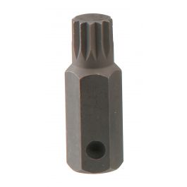 12-point (XZN) triple-square bit, 5/16" shank, 60 mm, M18 (9918, GENIUS)