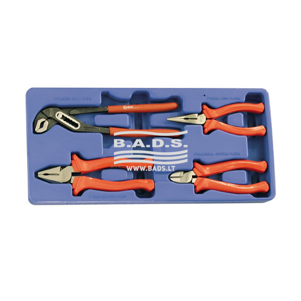 Įrankių komplektas į vežimėlį (4vnt) CP-5804 Genius tools