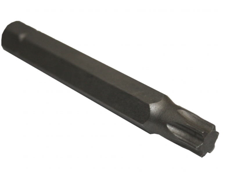 Zvaigznes (TORX) uzgalis ar 10 mm sešstūra kātu, T55x75 mm (D175T55, JONNESWAY)