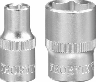 Galvutė 1/4"DR, 9 mm