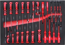 [GJ-1005] Įrankių komplektas į vežimėlį, 27 vnt., GJ-1005, TONGRUN