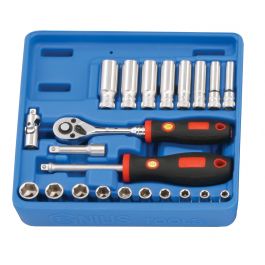 [GS-222M] [GS-222M] Įrankių komplektas į vežimėlį (22 vnt.)