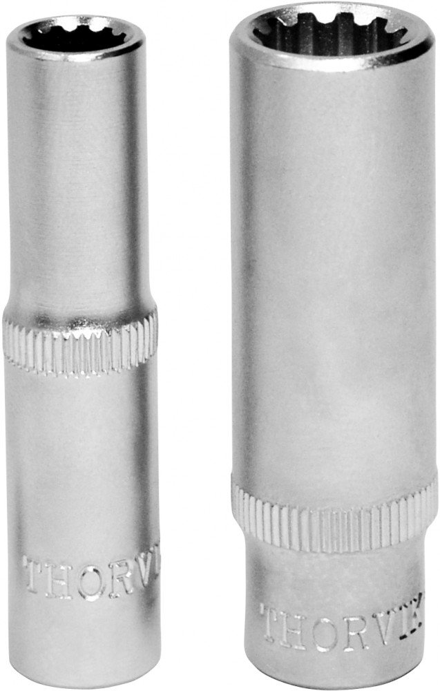 Galvutė ilga 1/4" 12 mm, 12-kampė MultiProf (MP11412, THORVIK)