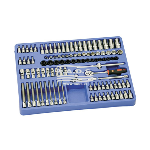 [MS-106M] Įrankių komplektas į vežimėlį (106vnt) Genius tools