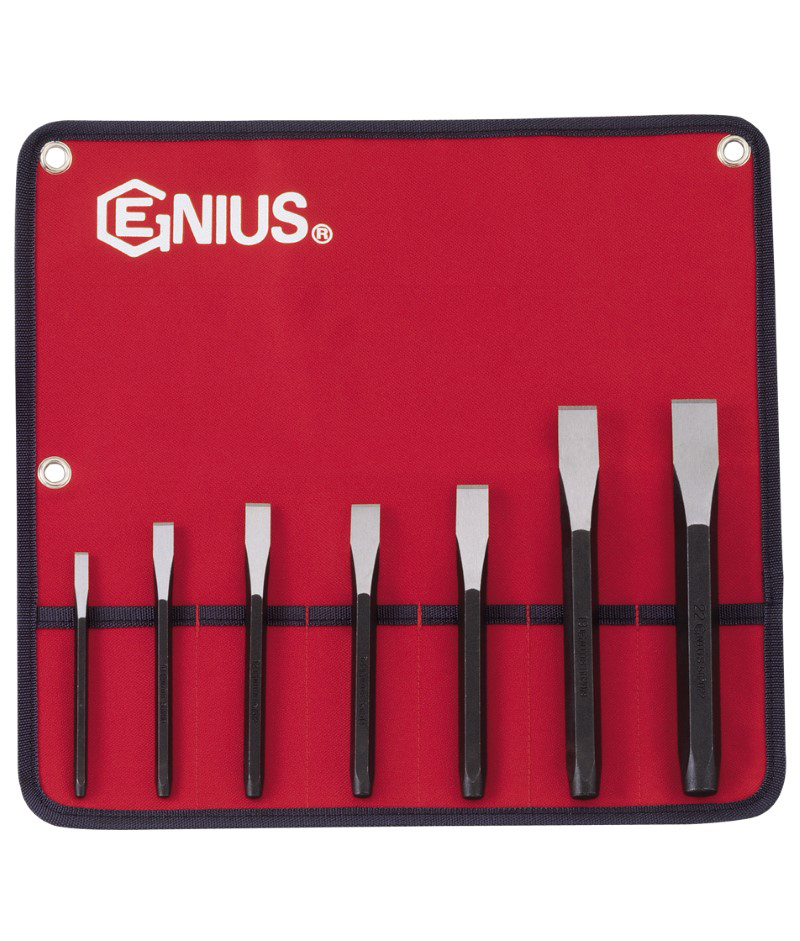 Chisel set, 7 pcs. (PC-567F, GENIUS)