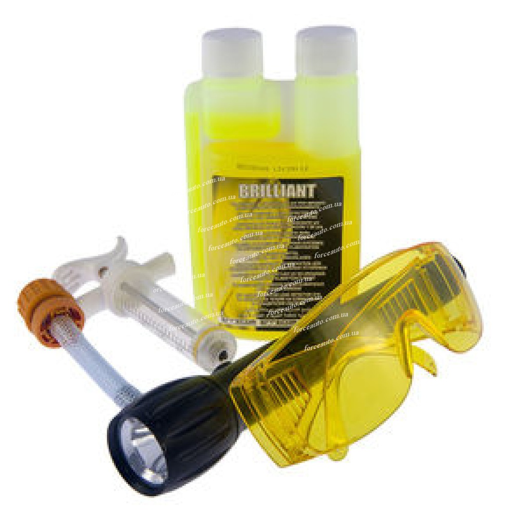 Nuotėkio paieškos komplektas + 250 ml UV dažų (RK1235.01, ERRECOM)