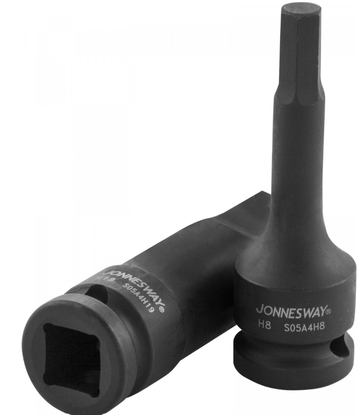 1/2"DR HEX BIT IMPACT SOCKET SIZE: H12, L: 78MM (S05A4H12, JONNESWAY)