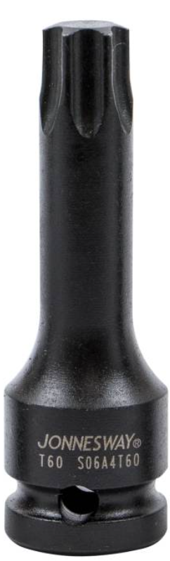 1/2"DR STAR BIT IMPACT SOCKET, SIZE: T50, L: 78MM (S06A4T50, JONNESWAY)