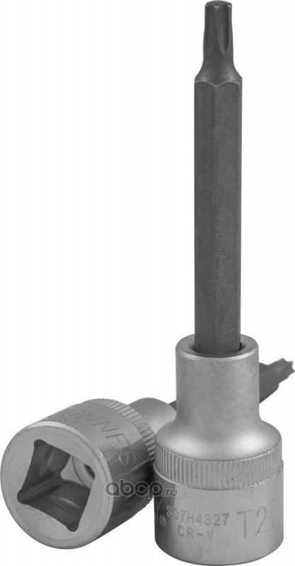 Muciņa ar zvaigznes (TORX) uzgali 1/2", izmērs: T27 (S07H4327, JONNESWAY)