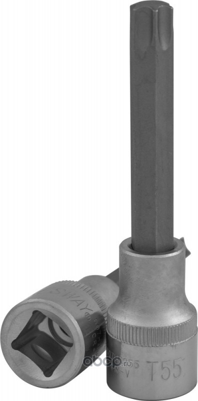 Galvutė su žvaigždiniu antgaliu 1/2", dydis: T55 (S07H4355, JONNESWAY)