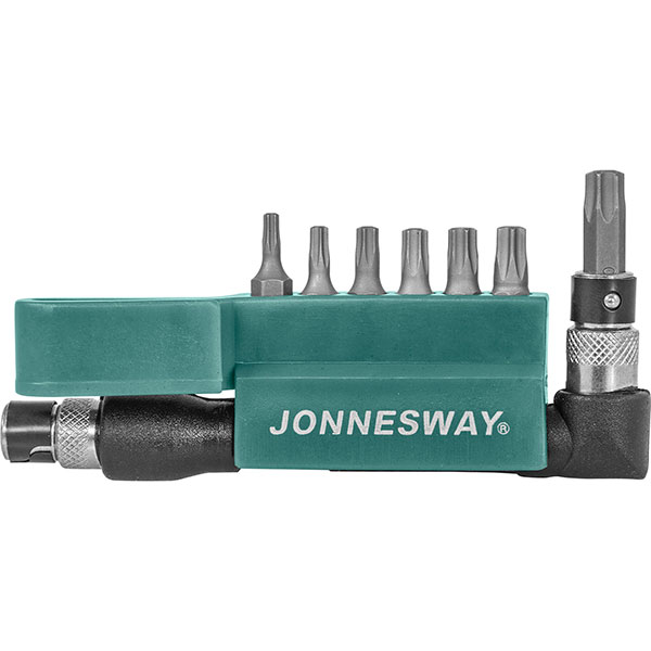 Bitų komplektas TORX  T-10H-T40H 1/4"DR 8 vnt