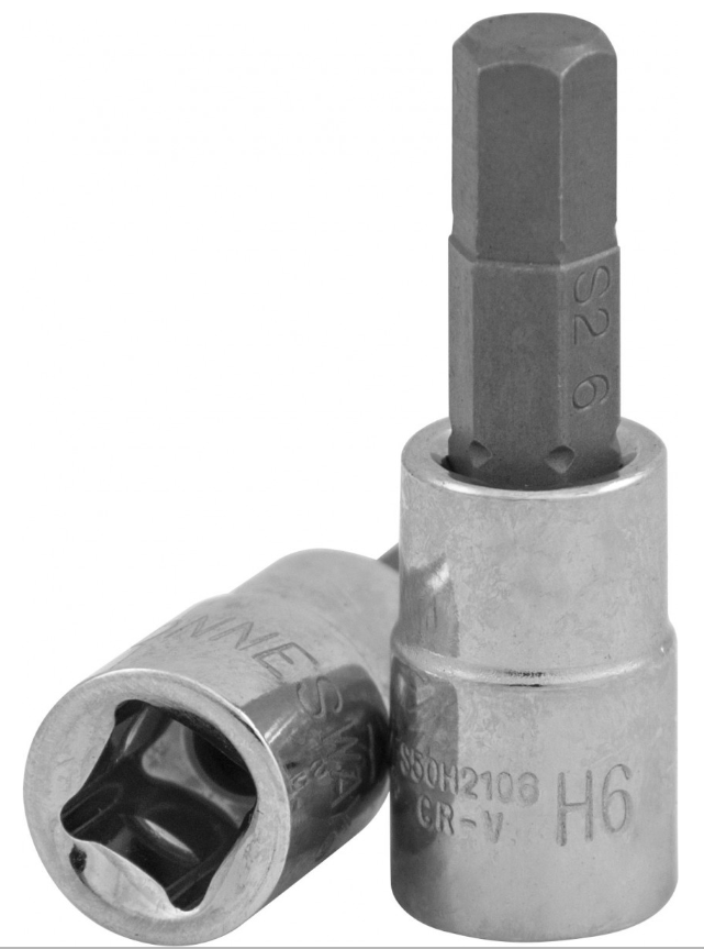 Muciņa ar sešstūra (HEX) uzgali 1/2", izmērs: H10 (S09H410, JONNESWAY)