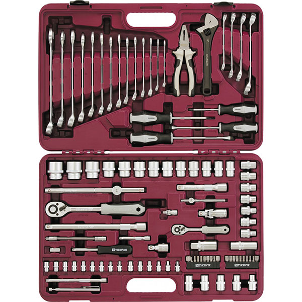 Tool set 1/4"+1/2" DR, 101 pcs (UTS0101, THORVIK)