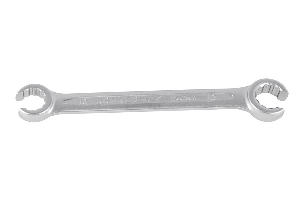 Cauruļu uzgriežņu atslēga, izmērs: 18 x 19 mm (W241819, JONNESWAY)