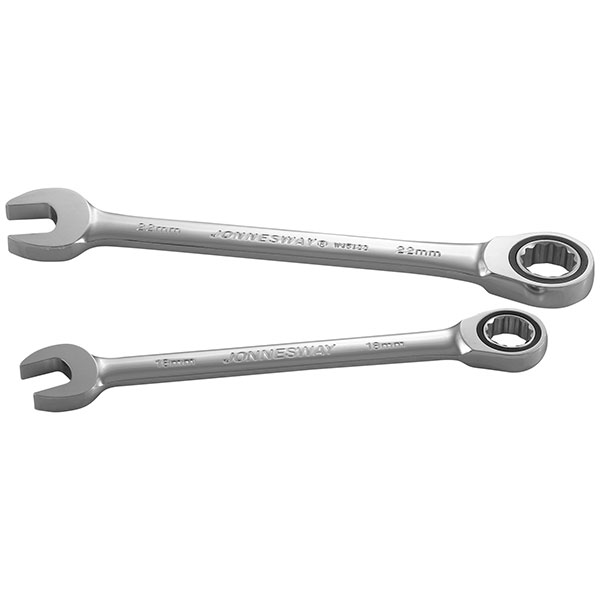 Terkšlinis kombinuotas raktas 72 dantukai, 22 mm (W45122, JONNESWAY)