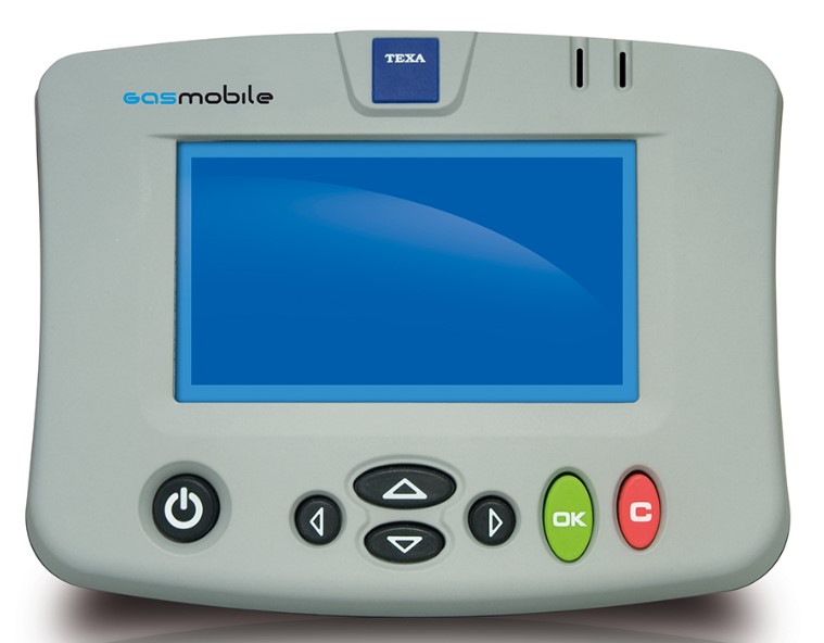 Display screen GAS MOBILE (Z06140, TEXA)