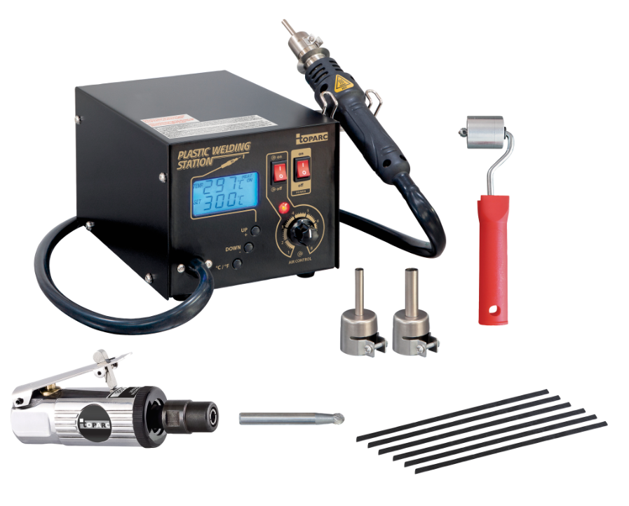 Plastic soldering station with accessories (070974, GYS)
