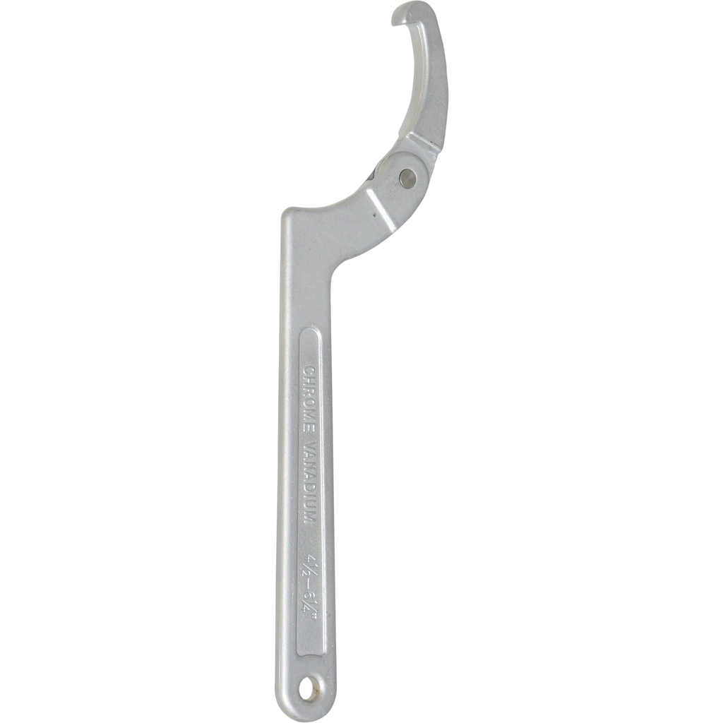 CLASSIC regulējama āķa atslēga ar izcilni, 114–158 mm (517.1305, KS TOOLS)