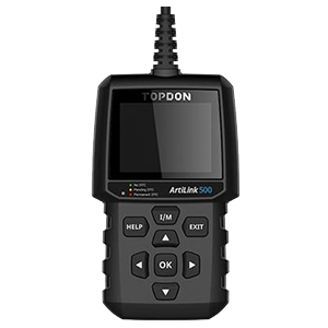 Klaidų kodų skaitytuvas (OBD2) (AL500, TOPDON)
