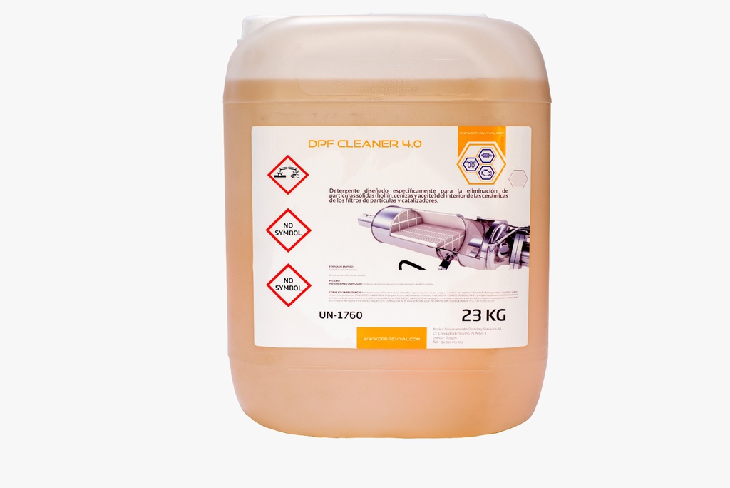 Specialus plovimo skystis DPF plovykloms, 20 L (DPF-CLEANER4.0, IBERISA)