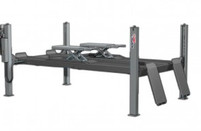 Four-column lift 5.5T with scissor lift Nortec (PO550SI TITAN, COFRAMA)