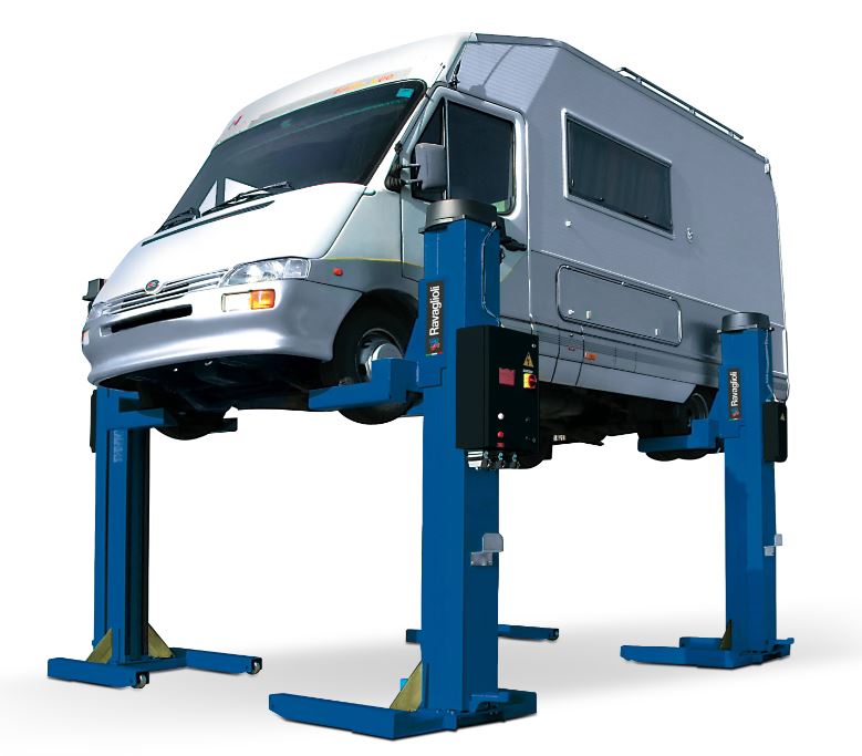 Mobilios kėlimo kolonos RAV212N (12 000 kg) – 4 kolonų komplektas, Ravaglioli 