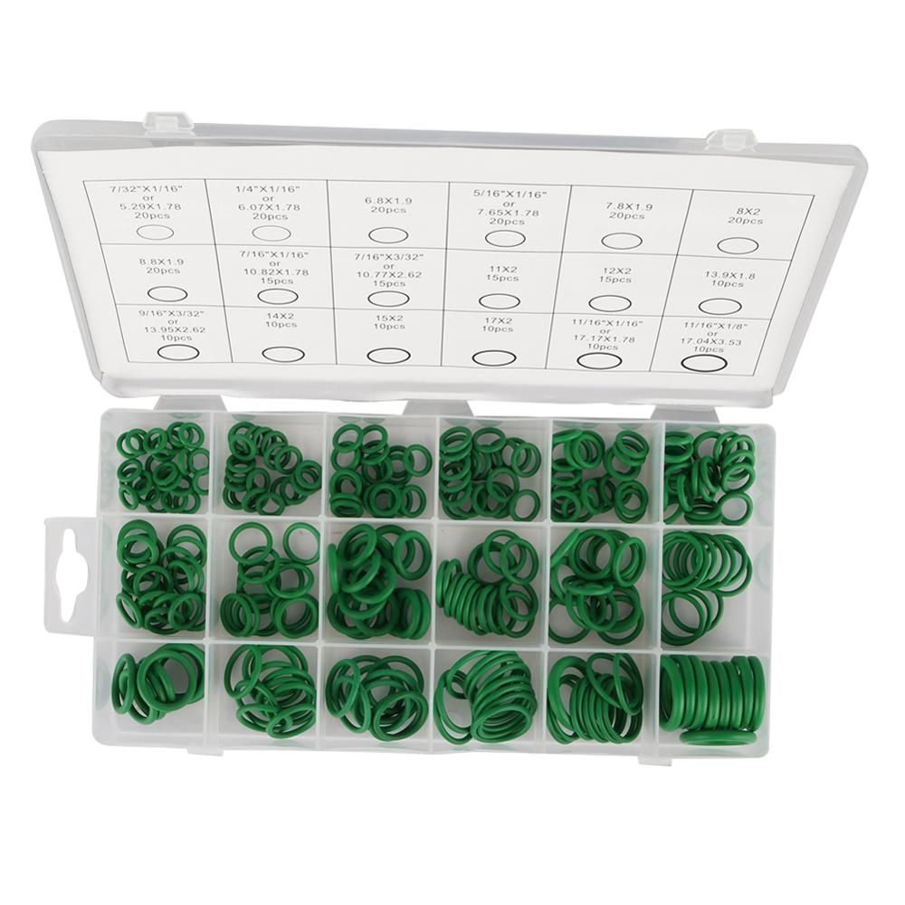 HNBR blīvgredzenu (O-ring) komplekts A/C sistēmām, 360 gab., ERRECOM (RK1001, ERRECOM)
